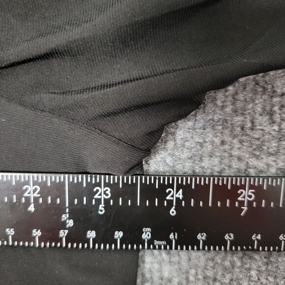 COCOMO Black Rhinestone Peekaboo Cutaway 3/4 Sleeve Top SIZE 2X - Picture 6 of 11